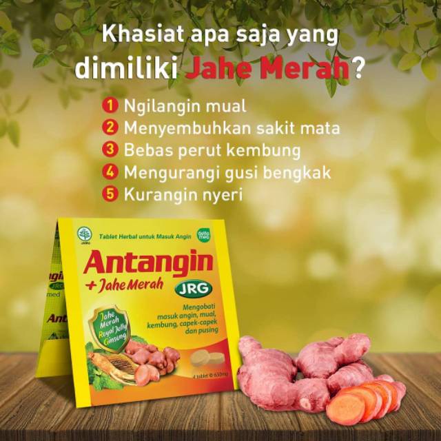 

(Per STRIP) Antangin Tablet jahe merah royal jelly ginseng
