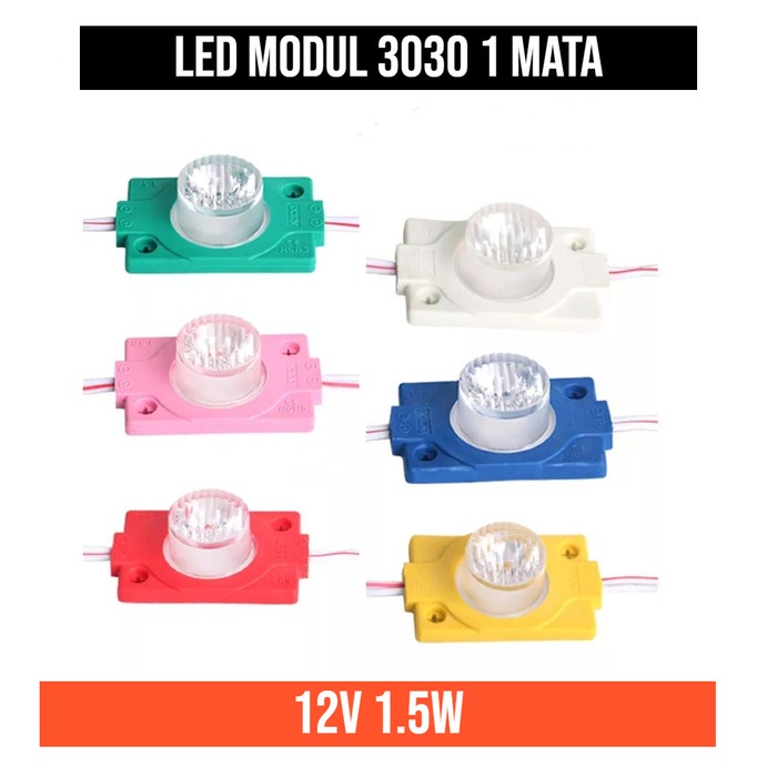 LED 3030 1.5W 1.5 Watt Modul Mata Besar 12V 12 V Jumbo Variasi Kuning