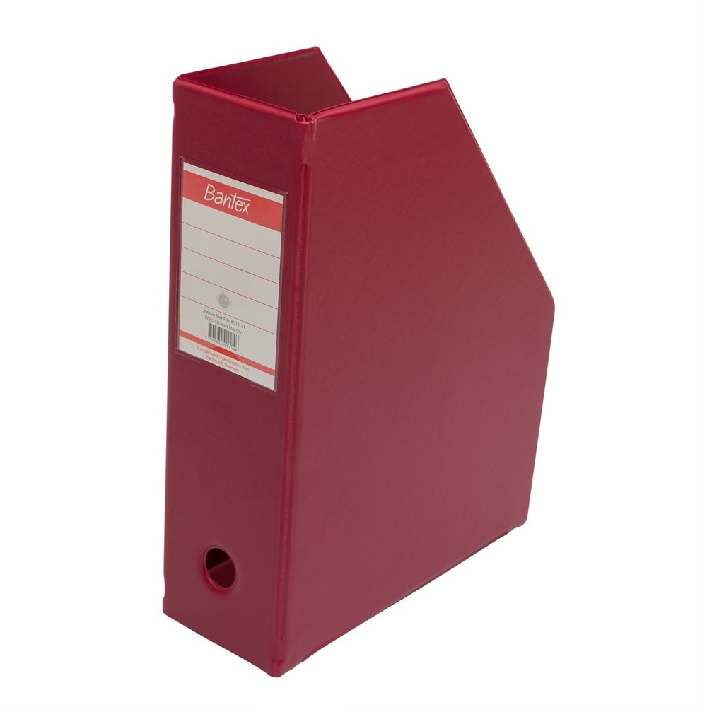 

[Artomas] Bantex Magazine File (Box File) 10cm Folio Maroon 4011 14