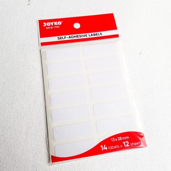 LABEL STICKER SELF ADHESIVE / STIKER LABEL NAMA BUKU SEKOLAH / JOYKO SALB STIKER / JOYKO SELF ADHESI