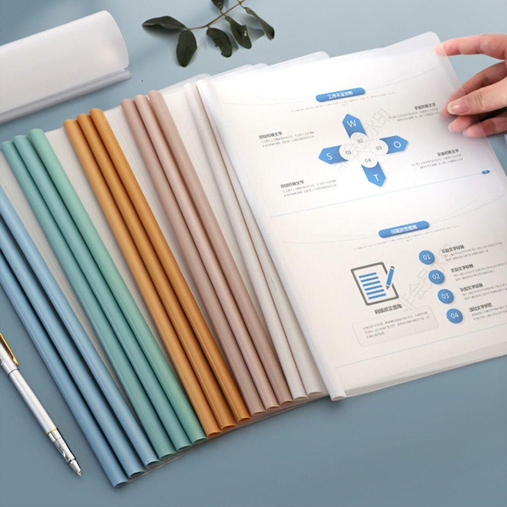 LANFY 10pcs /set Penjepit Folder File A4, Holder Klip File|Paper Folder, Folder Dokumen Akun Tangan Scrapbooking Tahan Air Multifungsi Untuk Kantor