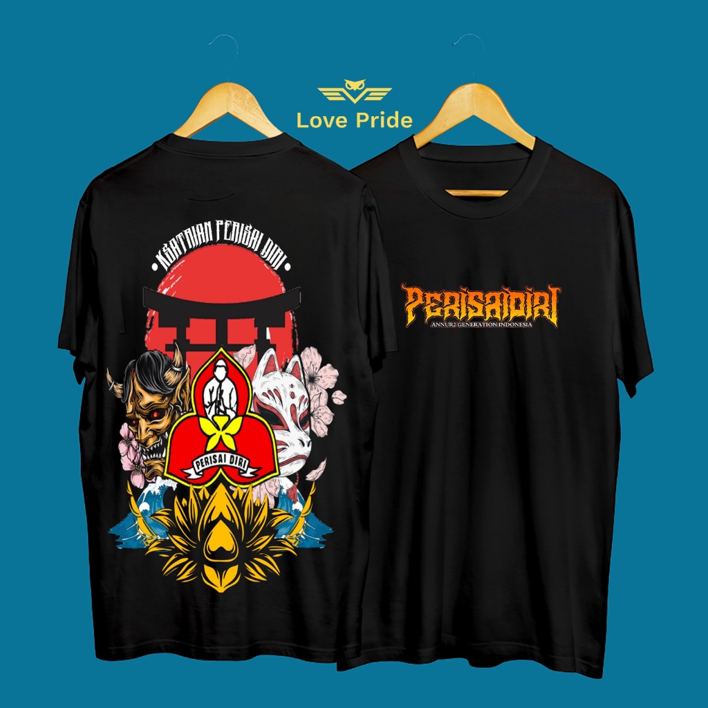 Kaos Tshirt Baju Distro Pencak Silat Perisai Diri Annur2 Generation Indonesia Ksatrian Perisai Diri 