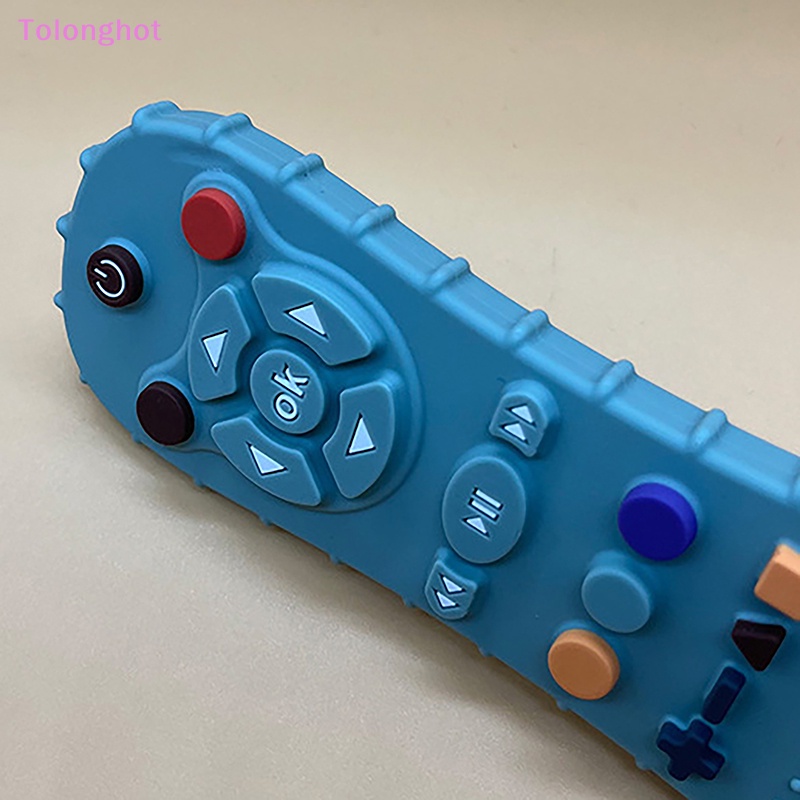 Tolonghot&gt; 1PC Mainan Bayi Silikon remote control silicone game controller teether Bayi teether Bayi Tumbuh Gigi Sumur