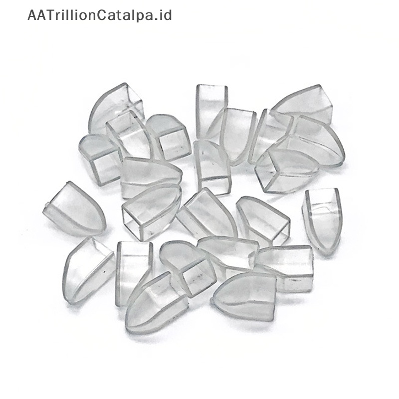 Aatrillioncatalpa 10Pcs Nipper Cover Lengan Pelindung Untuk Kuku Kutikula Gunting Pinset Cap ID