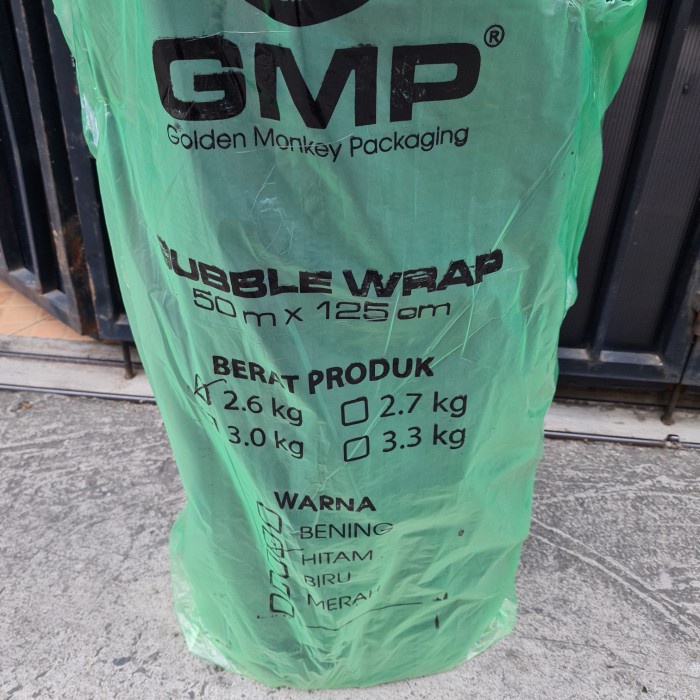 

Bubble Wrap BLACK 50m x 125cm GMP 2.6kg Eco Green