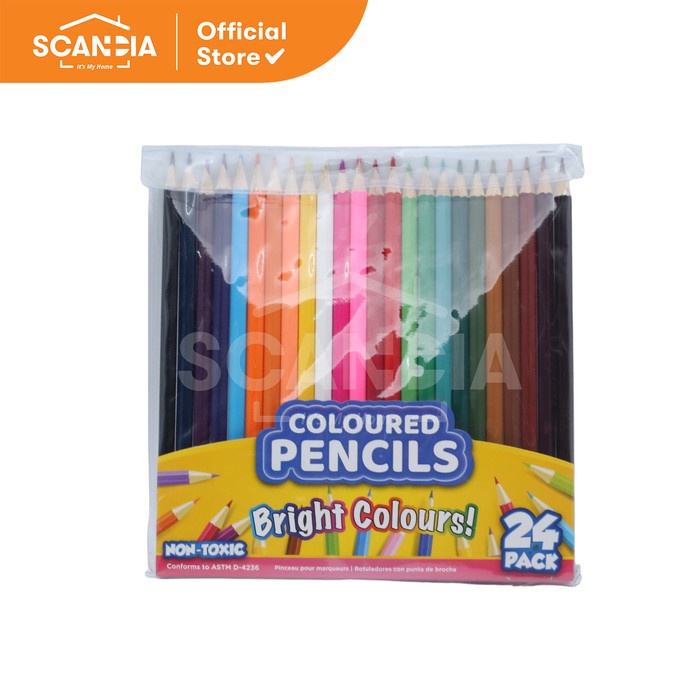 

SCANDIA Pensil Warna Colour Pencil 24 Colors (SE0024)