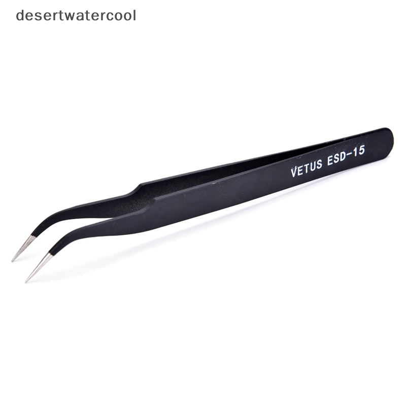 Deid Hot 6Pcs ESD Pinset Presisi Aman Stainless Steel Anti Statis Alat Pemeliharaan Martijn