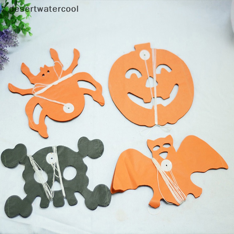 Deid 3meter Garland Gantung Halloween Bung Bat Pumpkin Ghosts Spider Paper Banner Martijn