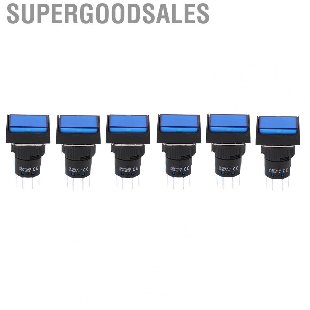 Supergoodsales Momentary Push Button  Switch Stable Performance 5A Operating Current for Electromagnetic Starters Circuits