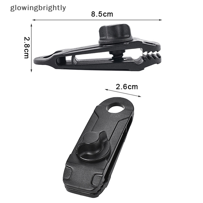 [glowingbrightly] Awning Tenda DIY Terpal Penjepit Klip Snap Kanvas Canopy Clamp Anchor Gripper Jaw Grip Trap Mengencangkan Alat Pertukangan TFX