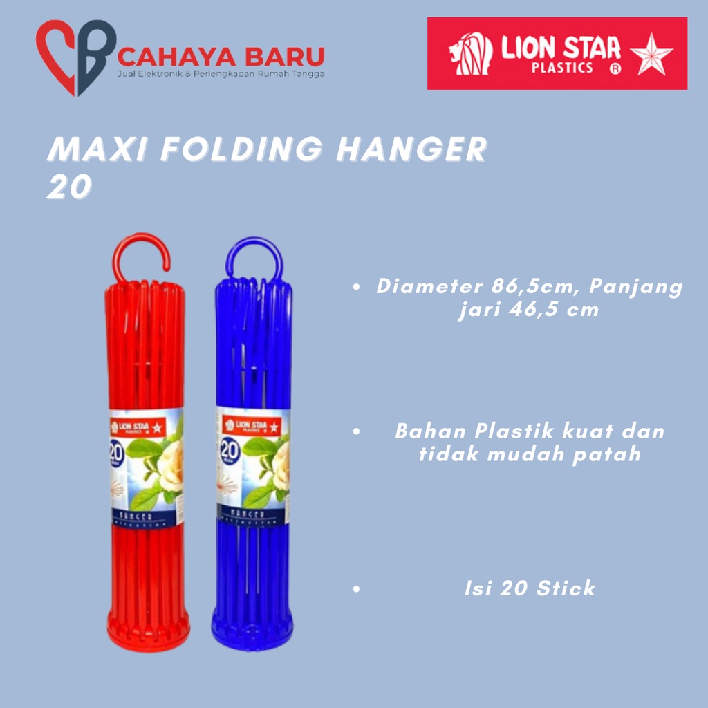 LION STAR MAXI FOLDING HANGER 20