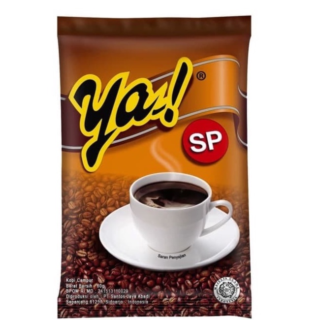 

KOPI YA Ya! Sp Kopi Bubuk Renteng 10 x @60gr ORIGINAL