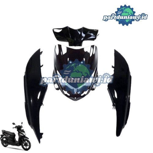 Body Halus Beat Pop Full Set Hitam / Bodi Halus Beat Pop Full Set Hitam / Full Body Halus Beat Pop H