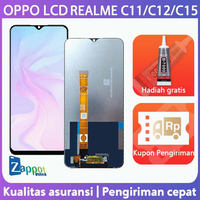 ORI LCD Touchscreen OPPO REALME C11/C12/C15/A15/A15S Fullset Original Layar hp