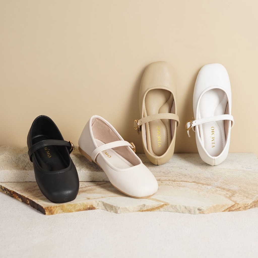 Vimemo Amadea V.2 Kids - Sepatu Anak Mary Jane Sepatu Sekolah Anak