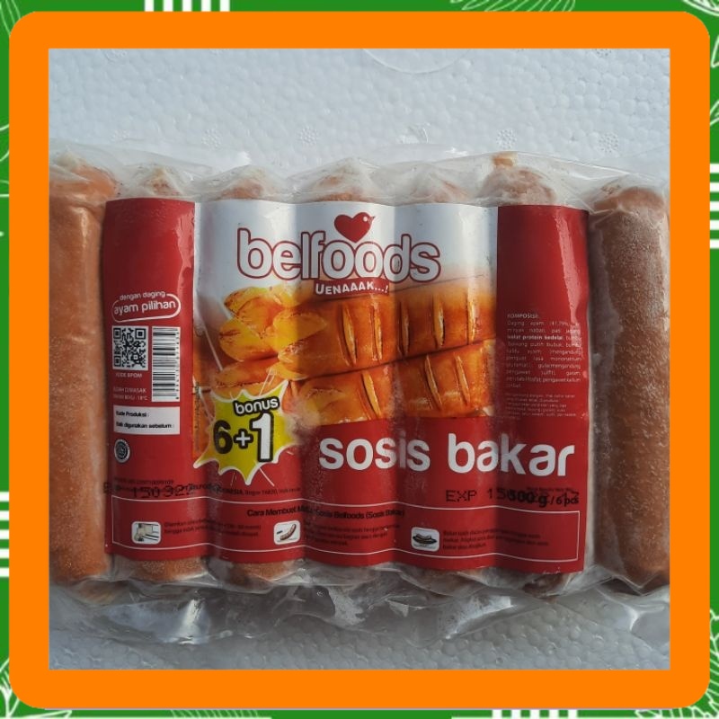 

Sosis bakar belfoods isi 6 + 1. Isi 7 500 gram Best Seller