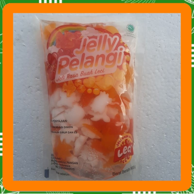 

JELLY pelangi 500 gram pouch jeli jelli jely Best Seller