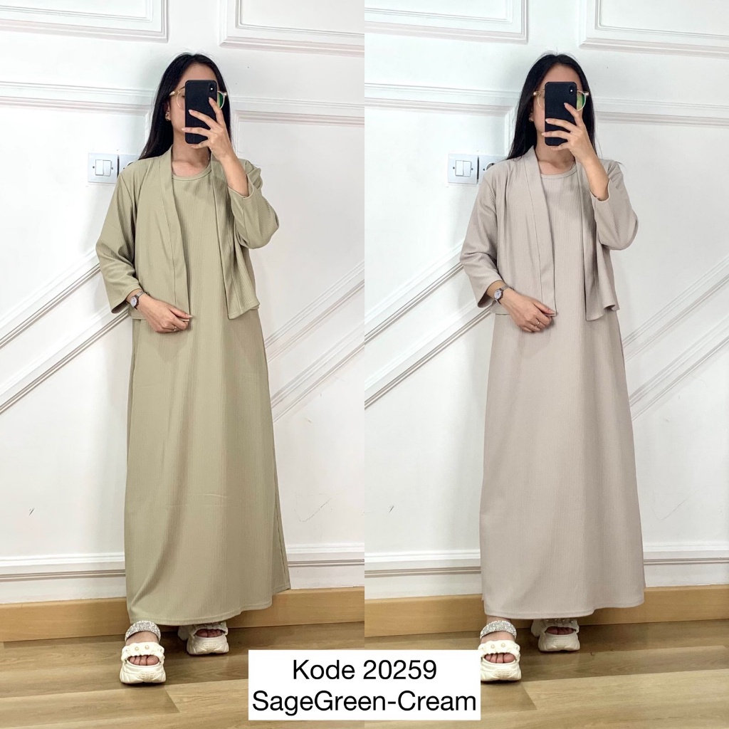 Dress Korea Lengan Panjang I Dress Wanita Terbaru I Baju Gamis Wanita Dewasa