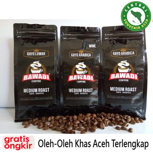 

Kopi Gayo Arabica Luwak, Wine dan Specialty Bawadi 200 gr