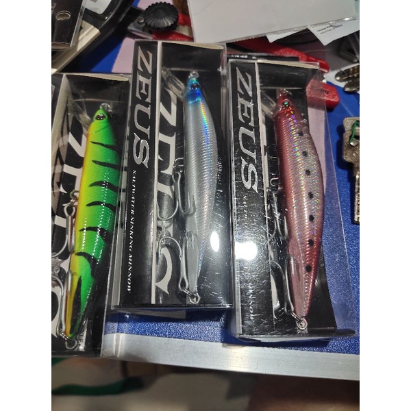 Umpan pancing lure RF ZEUS 120mm 38gram