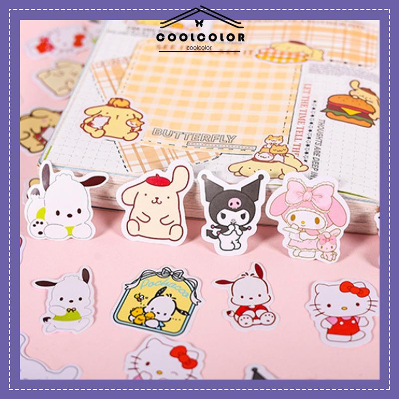 

COD❤️Stiker kartun kreatif Sanrio seri buku catatan lucu stiker dekoratif- cl