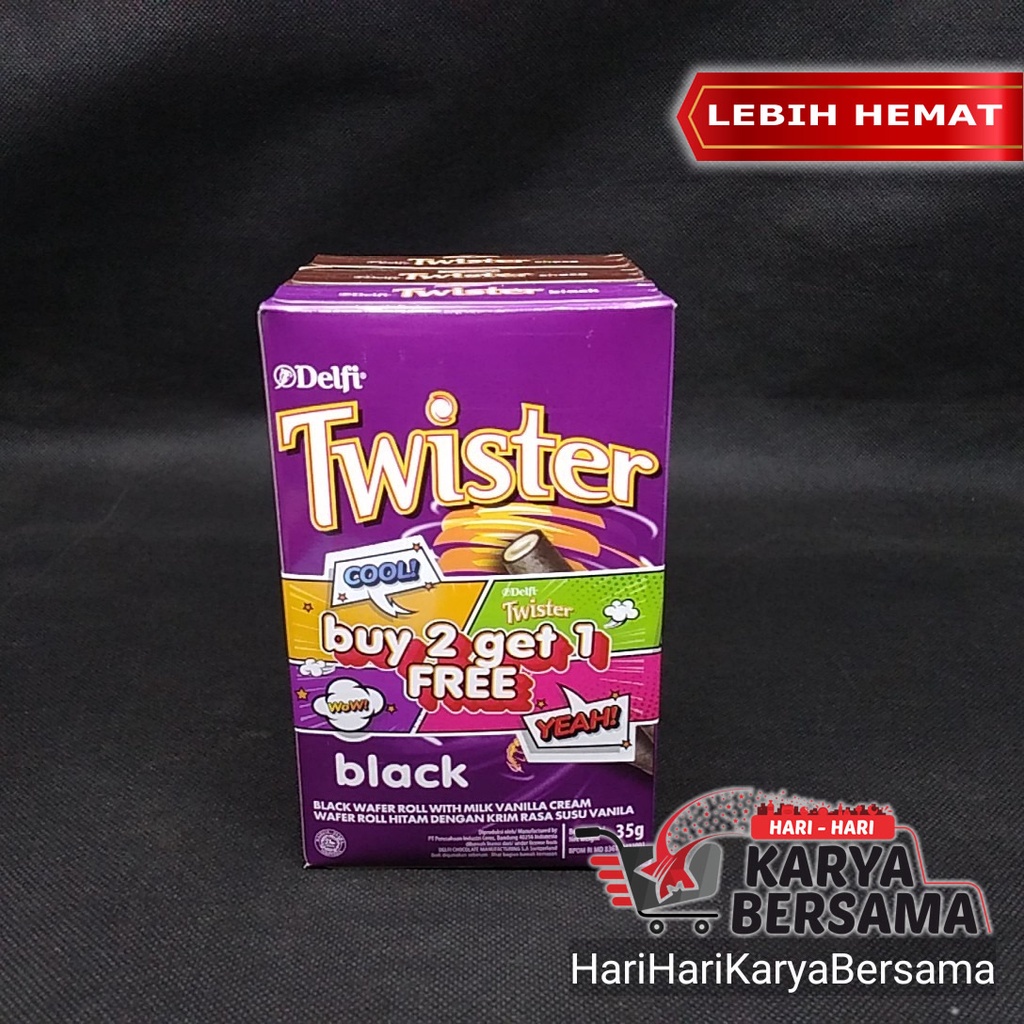 

DELFI TWISTER WAFER ROLL 35GR BUY 2 GET 1 FREE