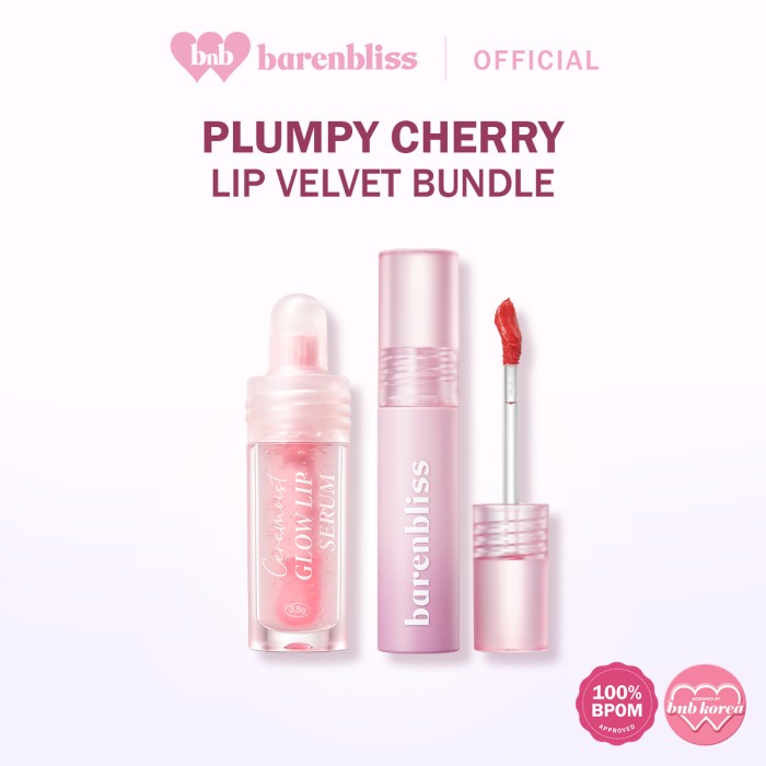 BNB barenbliss Plumpy Cherry Lip Velvet - Lip Velvet Lip Serum - 02 Rosewood