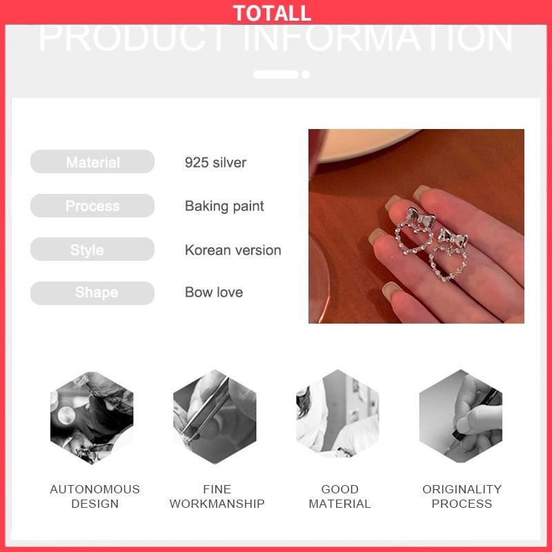 COD Anting Titanium Anti Karat  Korea Tusuk Korea Stainless Wanita Murah-Totall