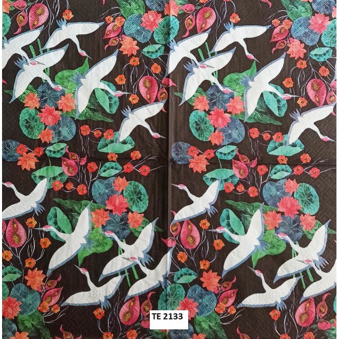 Tisu  Napkin Kerajinan  Decoupage Eropah 33X33 CM TE 2133  TTS