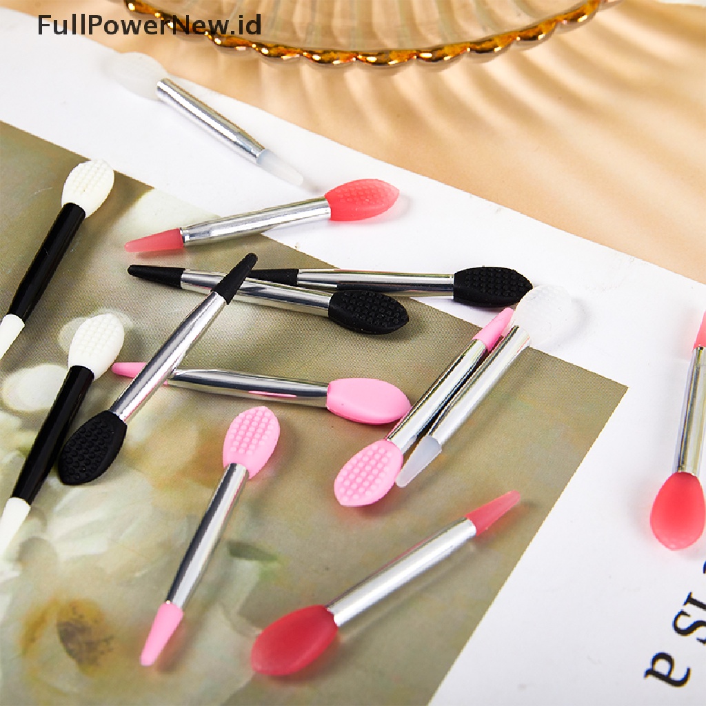 Power 5PCS Double Side Silicone Lip Balms Kuas Masker Bibir Makeup Brushes Alat ID