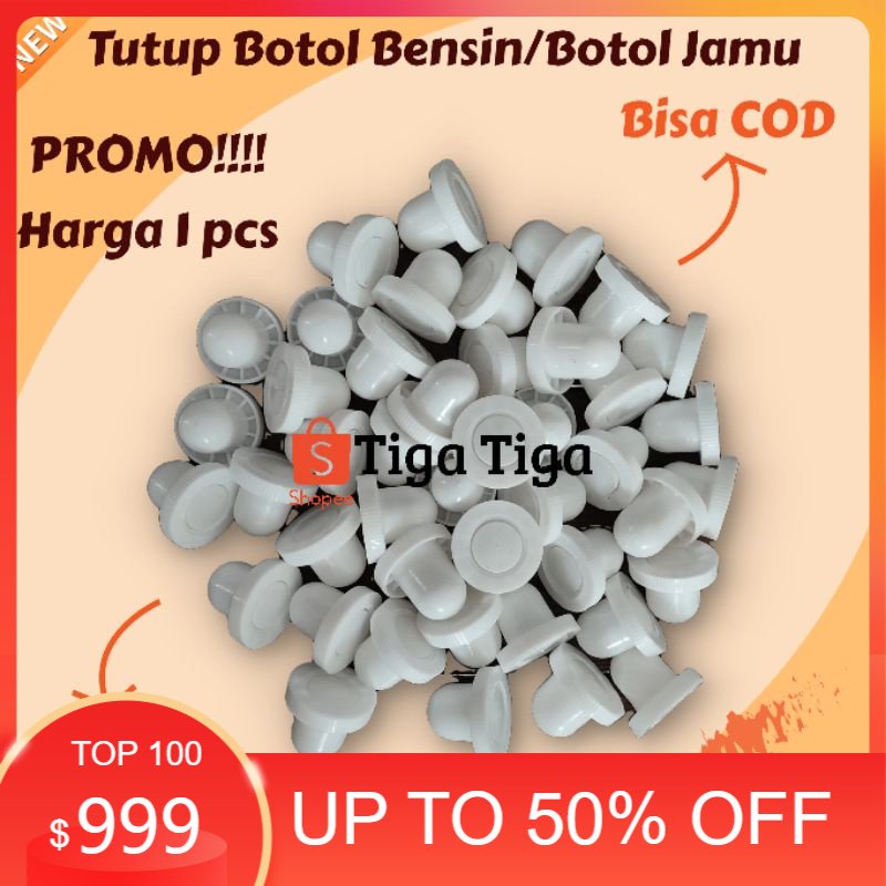 Tutup Botol Plastik untuk botol bensin / botol jamu 1 liter Baru