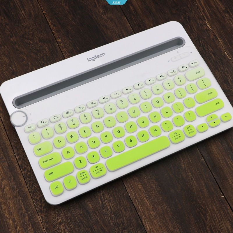 1pc Cover Keyboard Laptop Film Pelindung Silikon Untuk Logitech 14inch K480 Bluetooth Multi-Perangkat Pelindung Keyboard Debu Kulit Film Tahan Debu Keyboard Film [ZK]