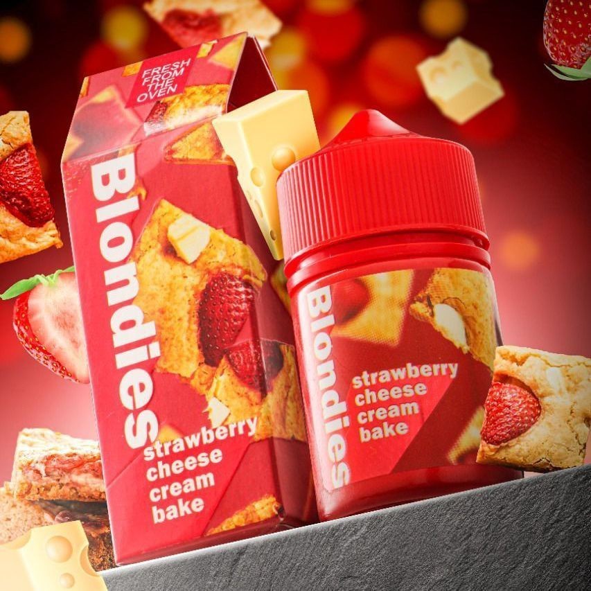 Blondies Strawberry Cheese Cream 60ML Bercukai