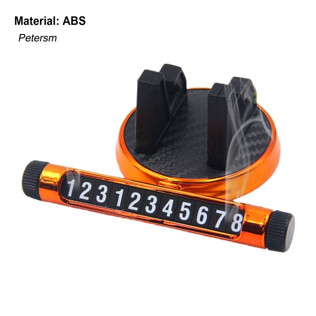 Pp Solid Kartu Parkir Sementara Untuk Mobil 3-In-1 Car Temporary Card Multifungsi