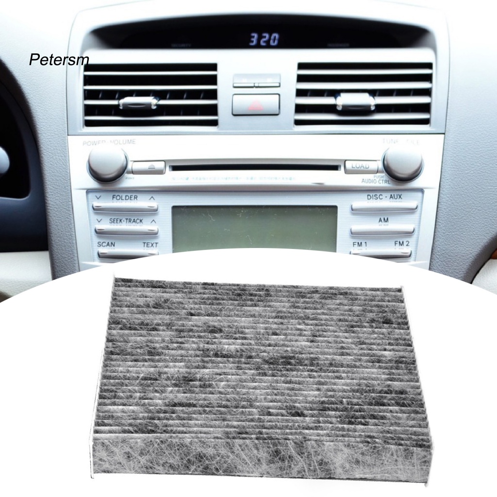 Pp Kain Non Woven Elemen Filter Udara Karbon Aktif Filter Udara Mobil 87139-0N010 87139-YZZ08 Tahan Debu Untuk Toyota Untuk Camry