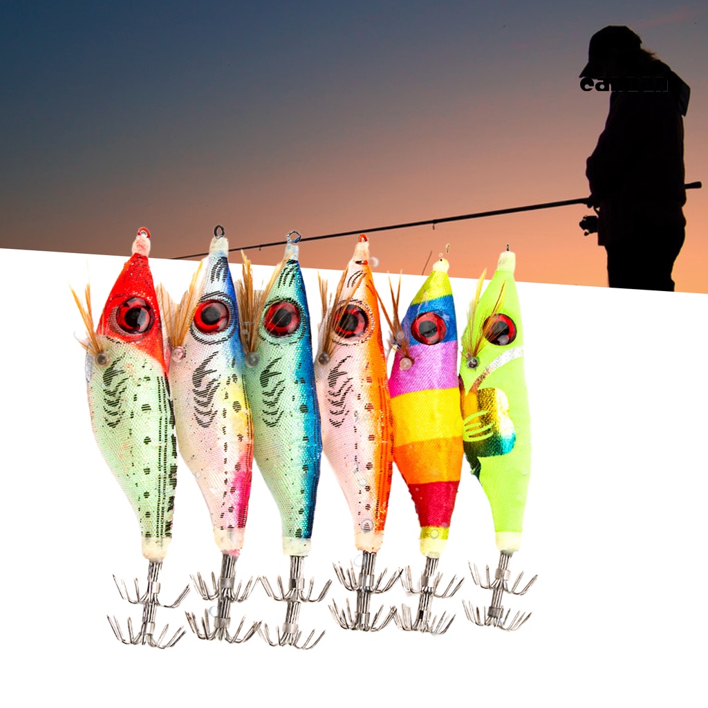 Cnn-bait Luminous Kaitan Pancing Cumi Cumi Cumi Gurita Udang Cuttlefish Bahan PVC Untuk Memancing