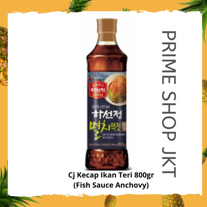 

[Ready Stock]- Cj Hasunjung Kecap Ikan Teri Anchovy Sauce Korea 800gr Korean Kimchi