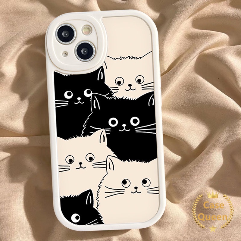 Cute Funny Cat Casing Infinix Hot 11s 9 10T 10 11 10s Play Hot 10 Lite Infinix Note 8 Smart 5 6 Cartoon Soft Tpu Phone Cover