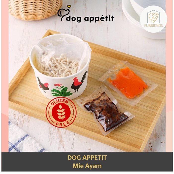 DOG APPETIT Mie Ayam Chicken Noodles for Dogs untuk Anjing GLUTEN FREE