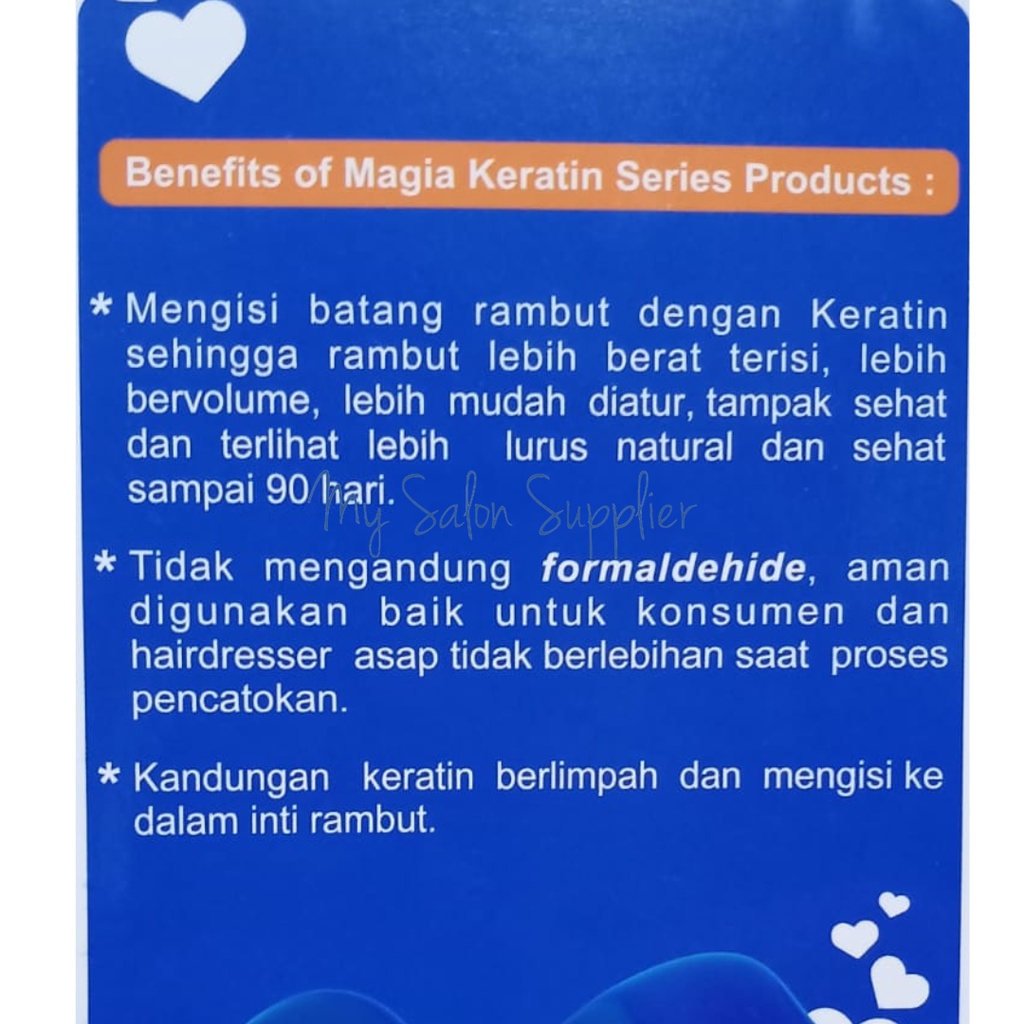 Inaura Magic KERATIN TREATMENT Filler Therapy Kerashield Masker 500g Step 2