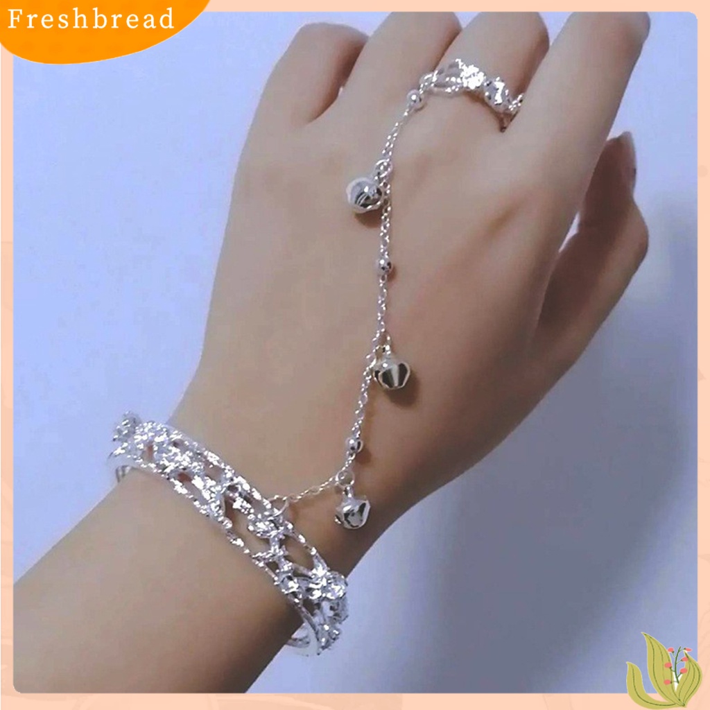 &lt; Freshbread &gt; Women Bracelet Bentuk Kupu-Kupu Stainless Individu Warna Solid Women Finger Ring Aksesori Perempuan