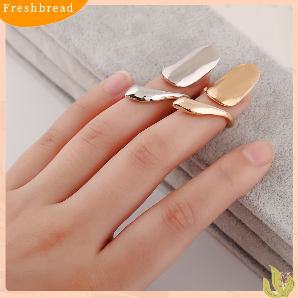 &lt; Freshbread &gt; 1Pc Luxury Nail Extension Band Ujung Jari Cincin Kuku Aksesori Perhiasan