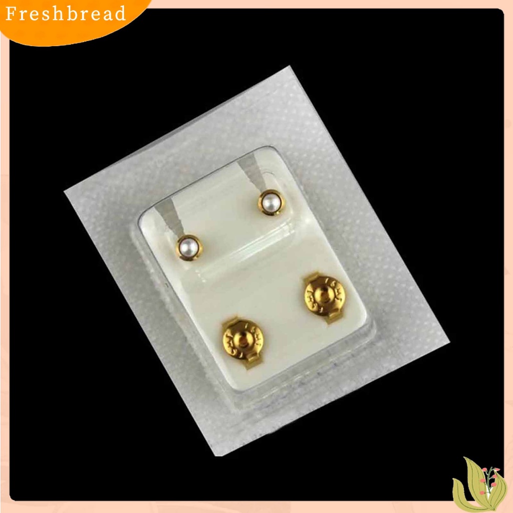 < Freshbread > 12pasang Stud Earring Piercing Anting Hadiah Akrilik Gadis Berlian Imitasi Hias Ear Studs Untuk Perjamuan