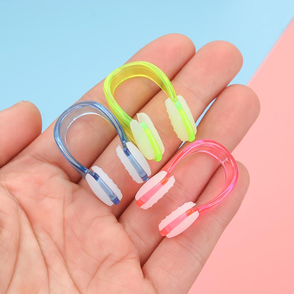 Lanfy Klip Hidung Multi-Warna Untuk Anak Reusable Noise Plug Silikon Menyelam Berenang Renang Surfing Swim Nose Clips