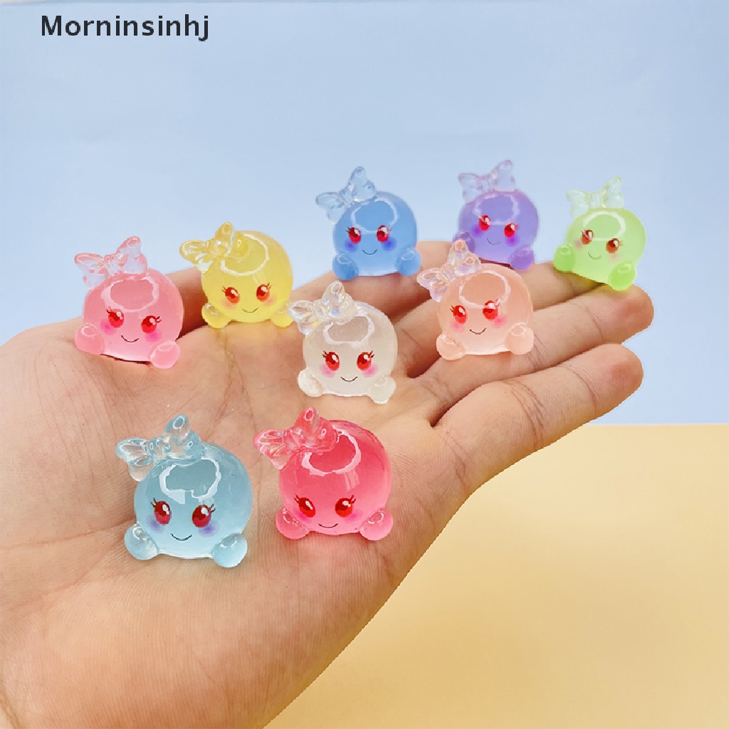 Mornin 10Pcs Miniatur Dunia Bercahaya Kartun Gelembung DIY Handmade Perhiasan Resin Aksesoris Ornamen id