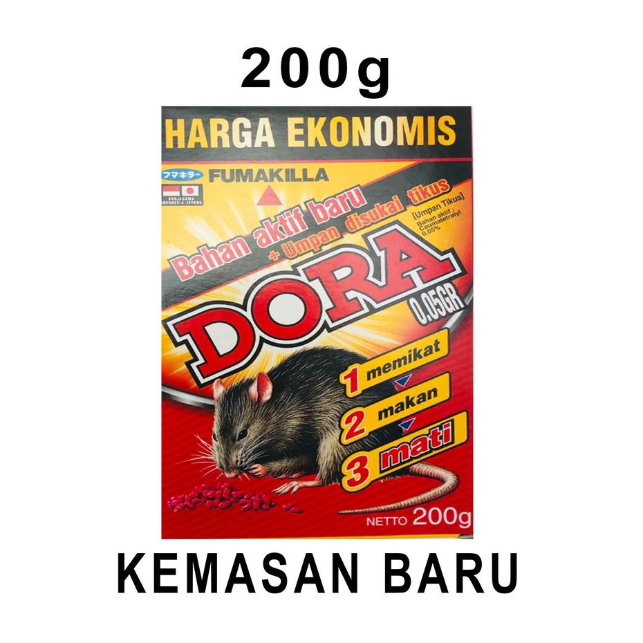 FUMAKILLA DORA RACUN TIKUS 50g/ 100g/ 200g