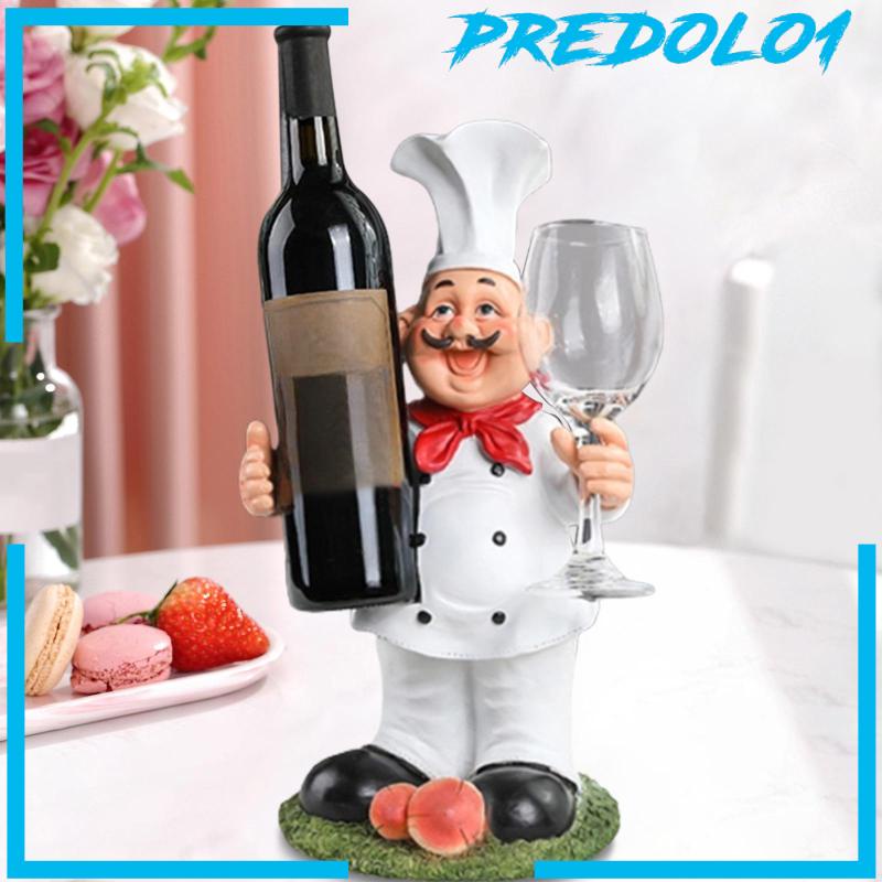 [Predolo1] Holder Botol Tabletop Bahan Resin Kreatif Untuk Dekorasi Rumah Dapur