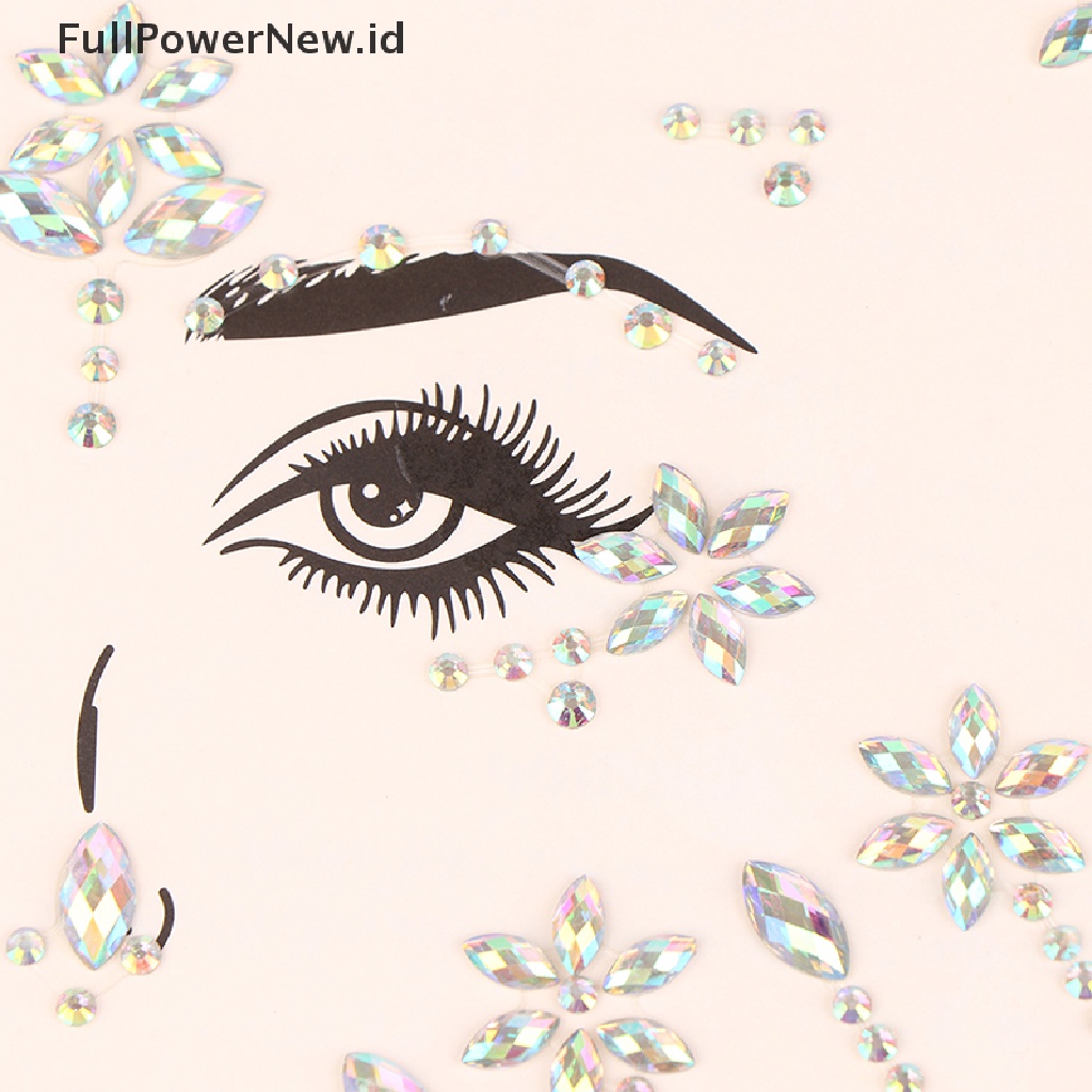 Power Glitter Diamond Makeup Art Eyeliner Bling Face Jewels Alat Makeup Rhinestones ID