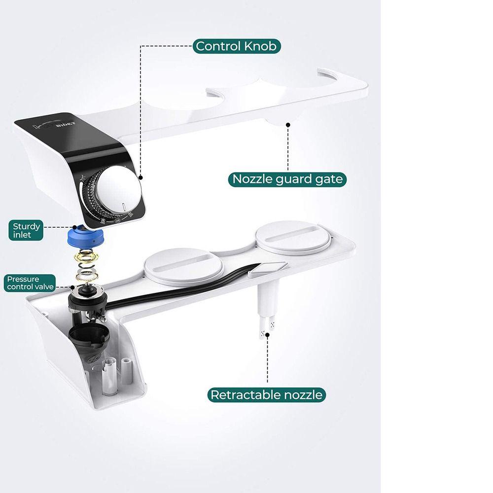 Populer Kontrol Tekanan Sprayer Air Toilet Bidet Tanpa Listrik Self Cleaning Bidet Untuk Toilet