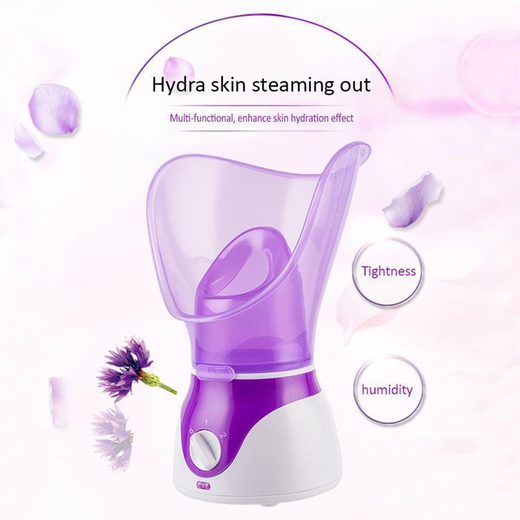 Facial Steamer Professional Spa Rumah Pengukus Wajah Sauna Kabut Hangat Pelembab Humidifier Cepat Steam Sprayer